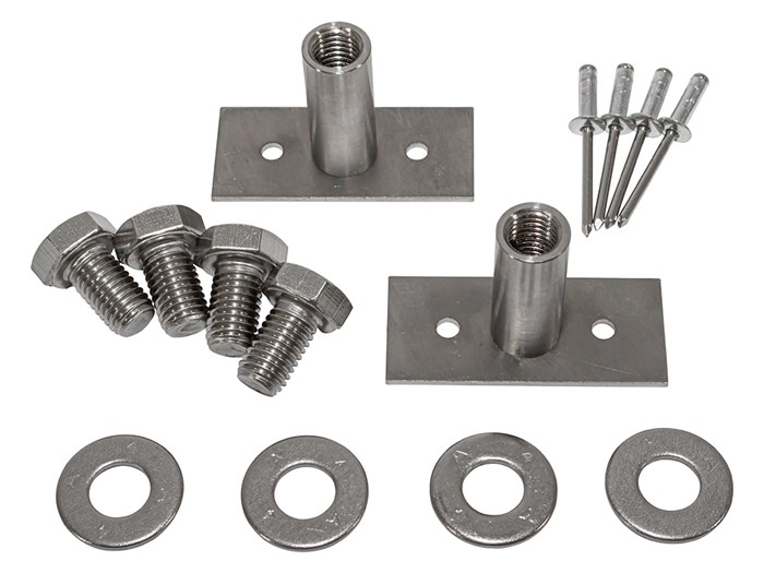 Stainless Steel 2nd Row Seat Belt Mountings