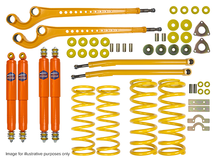 Cellular Dynamic - Full Suspension Kit - 40mm Lift Using Plus 5" Shocks
