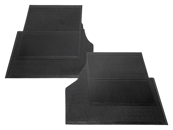 Heavy-Duty Rubber Mat Set With Foam Backing