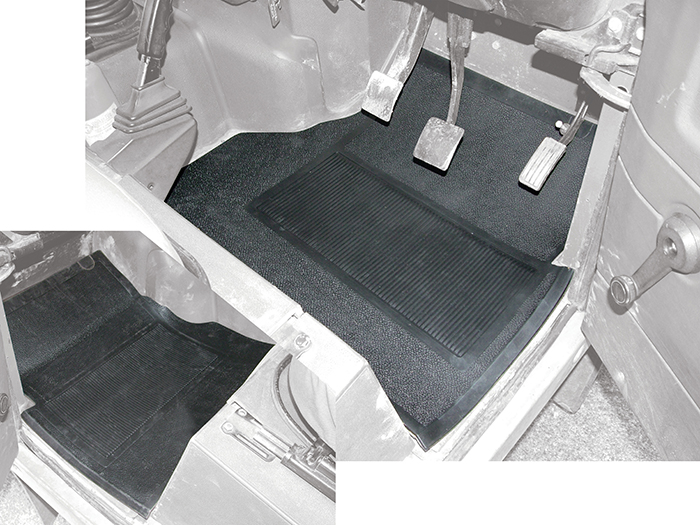 Heavy-Duty Rubber Mat Set With Foam Backing — afbeelding 2