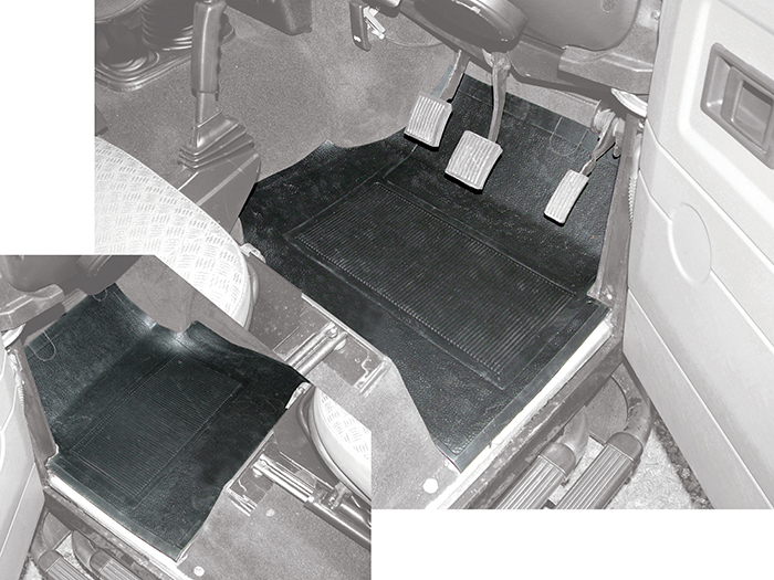Heavy-Duty Rubber Mat Set With Foam Backing — afbeelding 2