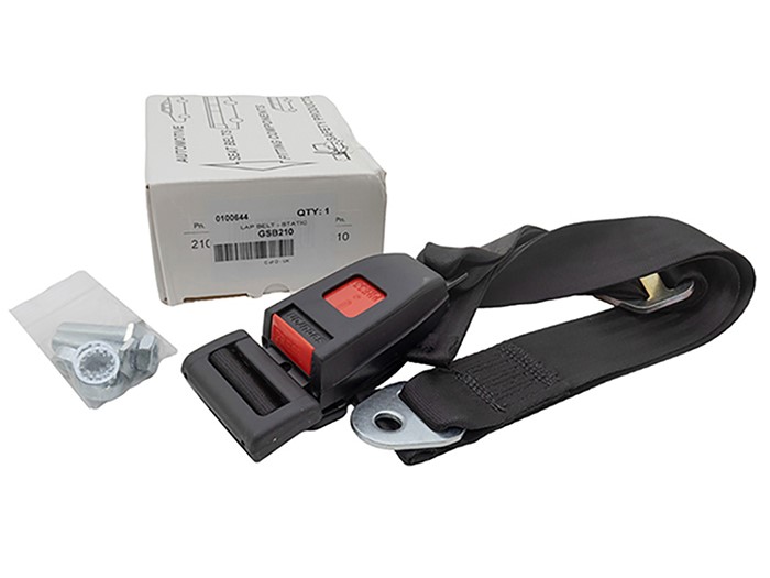 LAP BELT - STATIC - SECOND ROW SEATBELTS - BS APPROVED - D1/DF0/R1/S3