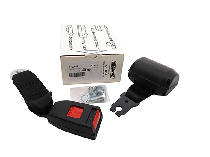 SECURON SEAT MOUNTED AUTO LAP SEATBELT- DEF -D1 - RRC - S3