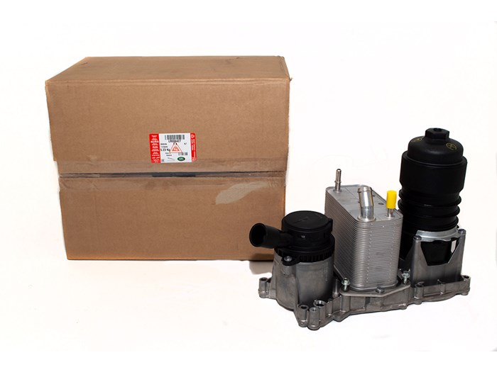 OIL COOLER AND FILTER ASSY