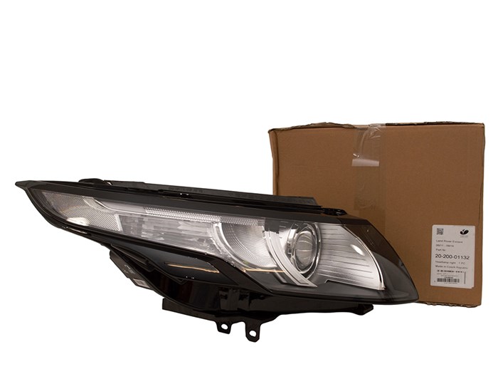 HEADLAMP AND FLASHER RH