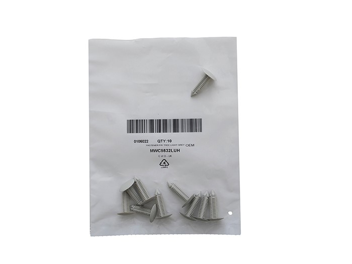 FASTENER FIR TREE LIGHT GREY