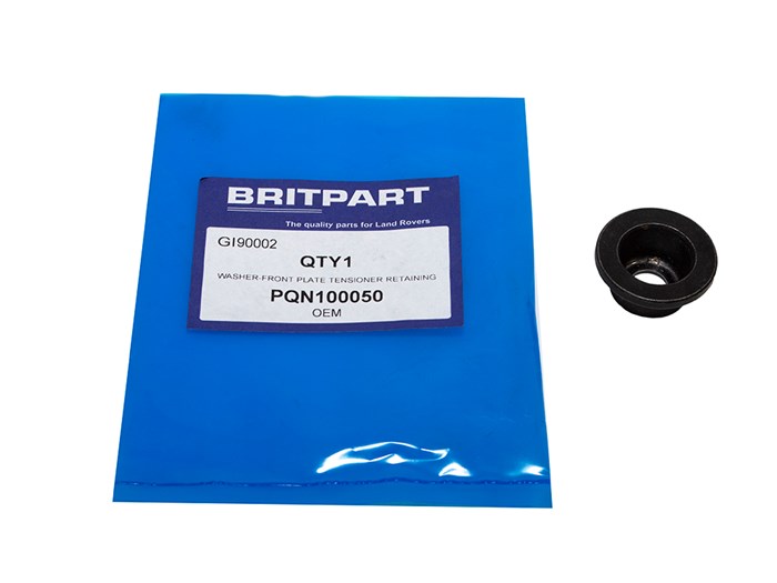 WASHER-FRONT PLATE TENSIONER RETAINING