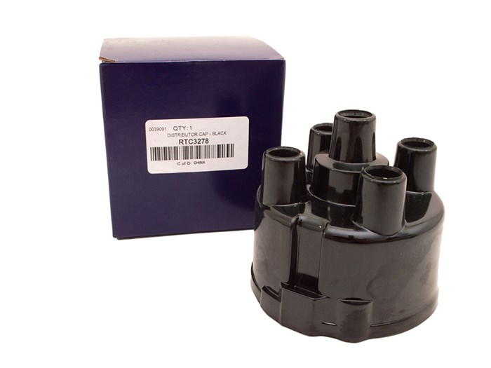 DISTRIBUTOR CAP - BLACK