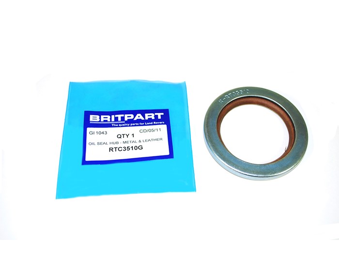 OIL SEAL HUB - METAL & LEATHER