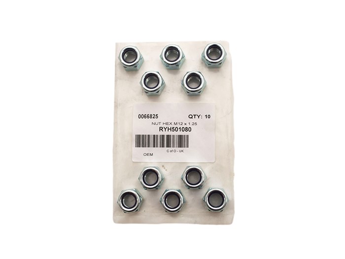 NUT HEX M12 x 1.25