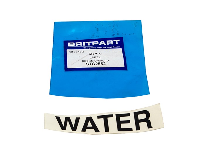 LABEL - WATER