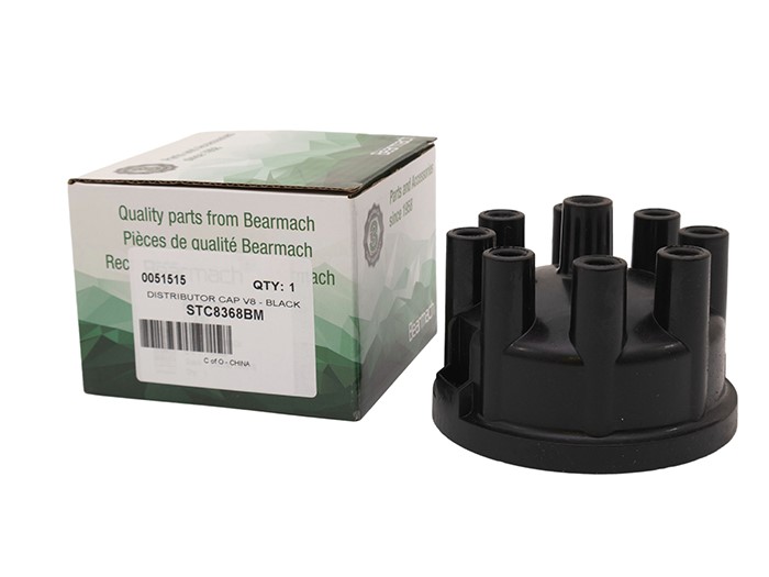 DISTRIBUTOR CAP V8 - BLACK