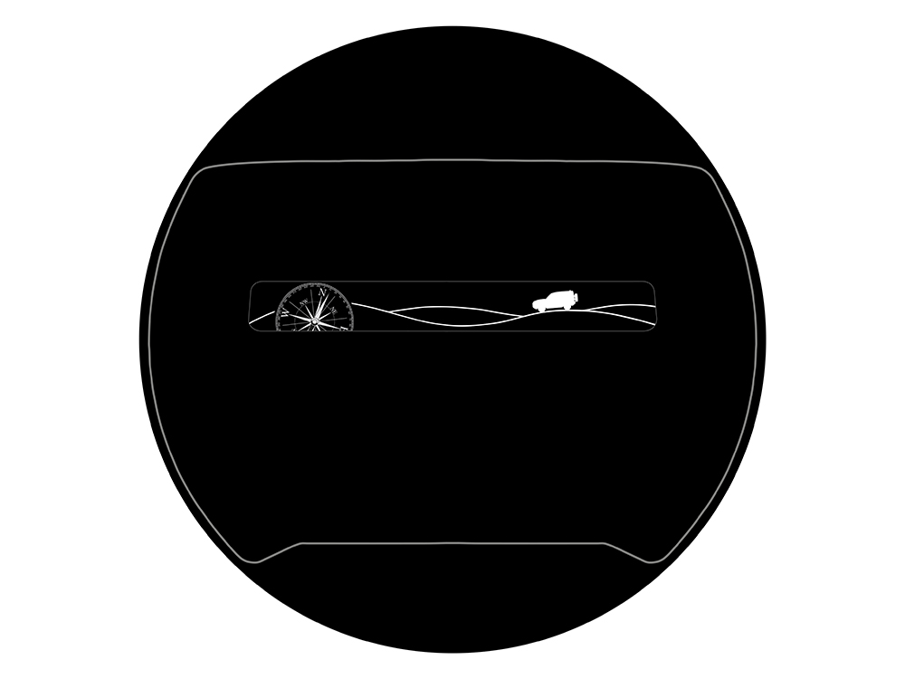 Spare Wheel Cover Sticker — afbeelding 2