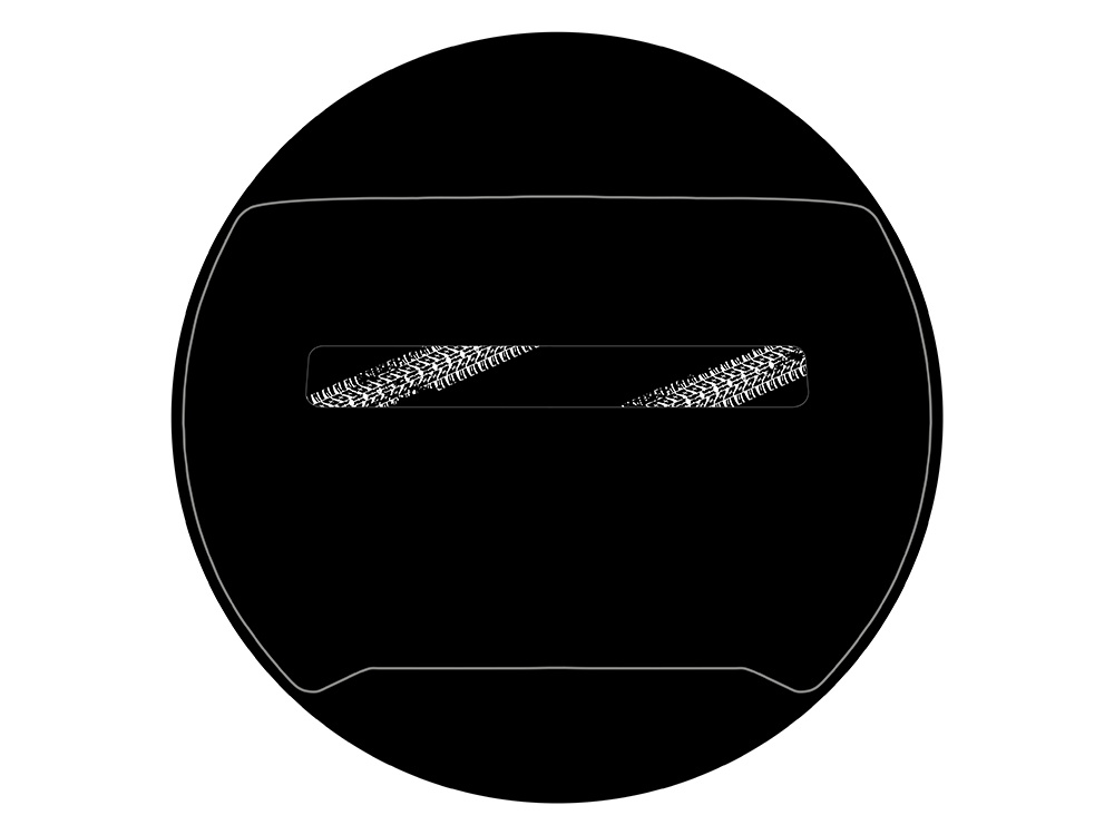 Spare Wheel Cover Sticker — afbeelding 2