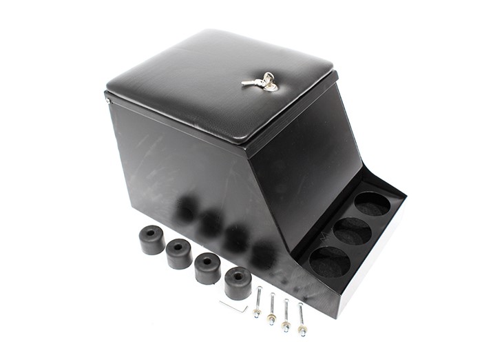 TERRAFIRMA SECURITY METAL CUBBY BOX BLACK - DEFENDER
