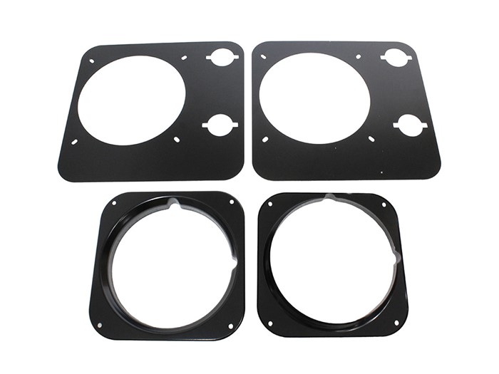 HEADLAMP BEZELS PLAIN PAIR