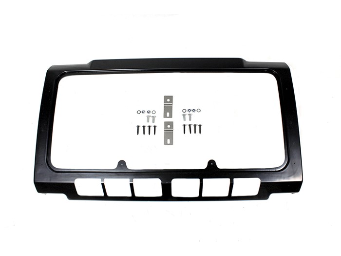 AIR CON FRONT GRILL SURROUND BLACK GLOSS DEFENDER COMPLETE KIT