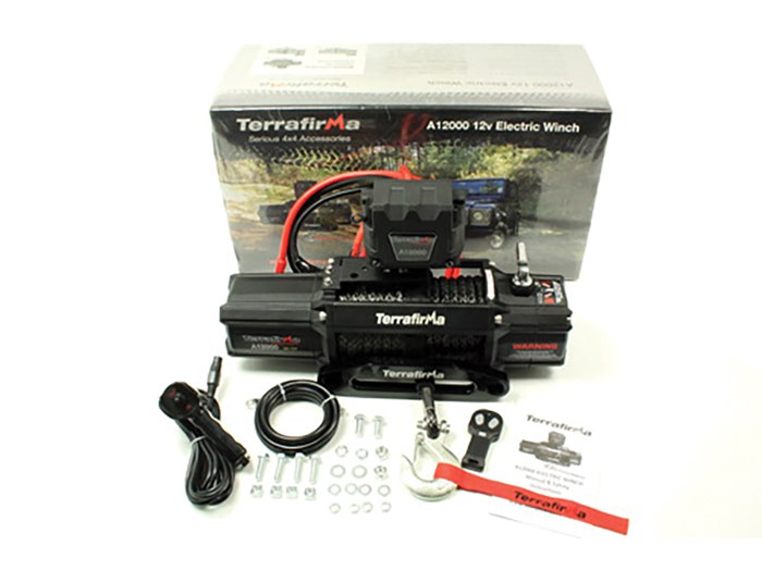 A1200 WINCH - SYNTHETIC ROPE WIRELESS AND CABLE REMOTE CONTROL NVS