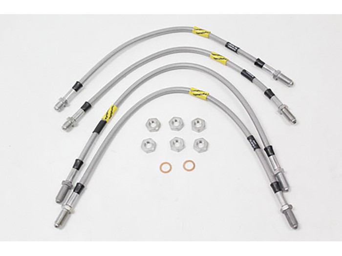 TERRAFIRMA GOODRIDGE +2" EXTENDED BRAKE HOSE KIT DEF 1999 to 2004 4 LI