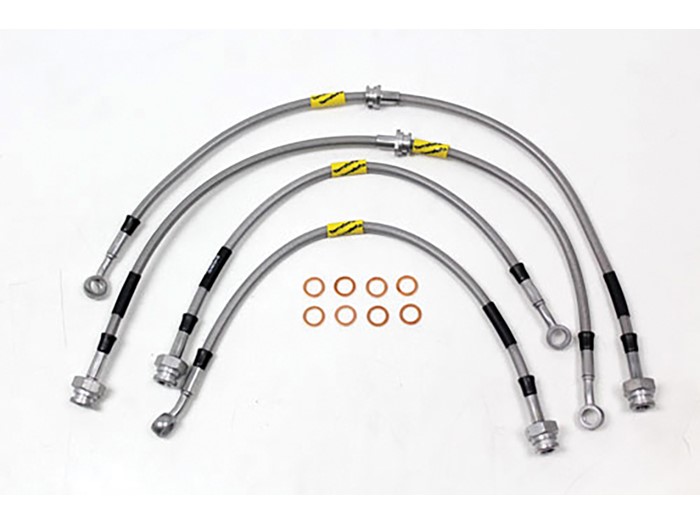 TF GOODRIDGE +2" EXT BRAKE HOSE KIT D2 1998 to 2004 4 LINE KIT